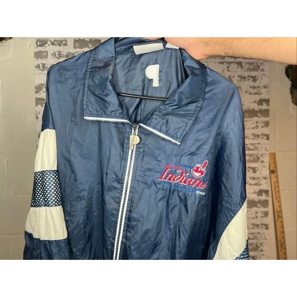 Vintage pro player Cleveland Indians full zip jacket